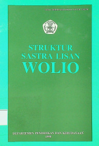 STRUKTUR SASTRA LISAN WOLIO