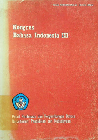 Kongres Bahasa Indonesia III