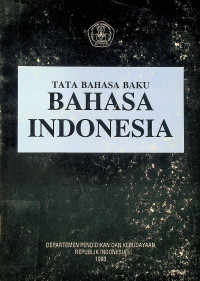 TATA BAHASA BAKU BAHASA INDONESIA