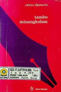 tambo minangkabau