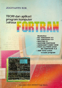 TEORI dan aplikasi program komputer bahasa FORTRAN