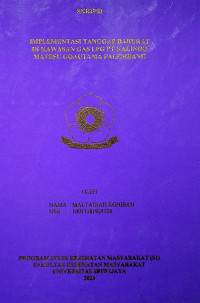IMPLEMENTASI TANGGAP DARURAT DI KAWASAN GAS LPG PT KALINDO MATESU GOAUTAMA PALEMBANG