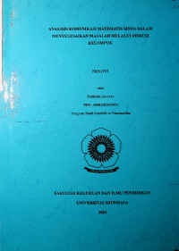 ANALISIS KOMUNIKASI MATEMATIS SISWA DALAM MENYELESAIKAN MASALAH MELALUI DISKUSI KELOMPOK