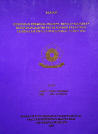 HUBUNGAN PERSONAL HYGIENE DENGAN KEJADIAN DIARE PADA SANTRI PUTRI PONDOK PESANTREN AR-RISALAH KOTA LUBUKLINGGAU TAHUN 2023