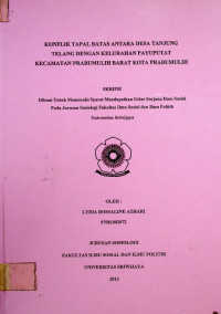 TRADISI KANCE WAOH SEBAGAI UPAYA PENGUATAN MODAL SOSIAL ANTAR KELUARGA (KAJIAN PADA TEORI FRANCIS FUKUYAMA TERHADAP MASYARAKAT DI DESA SUGIH WARAS KECAMATAN RAMBANG KABUPATEN MUARA ENIM)