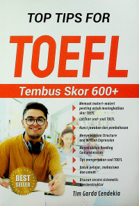 TOP TIPS FOR TOEFL: Tembus Skor 600+