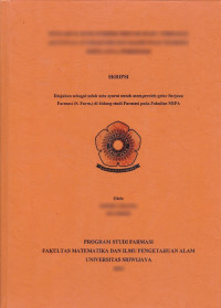 UJI ANALGETIKA DAN ANTIINFLAMASI EKSTRAK DAN FRAKSI DAUN PELAWAN (TRISTANIOSIS MERGUENSIS GRIFF.) PADA TIKUS WISTAR JANTAN