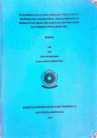 PENGEMBANGAN E-LKPD BERBASIS STEM (SCIENCE, TECHNOLOGY, ENGINEERING, AND MATHEMATICS) BERBANTUAN BOOK CREATOR PADA MATERI USAHA DAN ENERGI UNTUK SISWA SMA