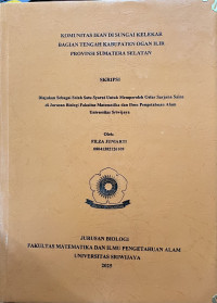 KOMUNITAS IKAN DI SUNGAI KELEKAR BAGIAN TENGAH KABUPATEN OGAN ILIR PROVINSI SUMATERA SELATAN