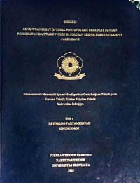 PENENTUAN SUDUT OPTIMAL PHOTOVOLTAIC PADA PLTS DENGAN PENDEKATAN SOFTWARE PVSYST DI JURUSAN TEKNIK ELEKTRO KAMPUS PALEMBANG
