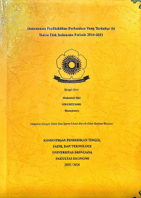 DETERMINAN PROFITABILITAS PERBANKAN YANG TERDAFTAR DI BURSA EFEK INDONESIA PERIODE 2014-2023