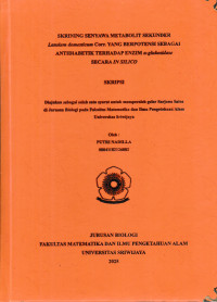 SKRINING SENYAWA METABOLIT SEKUNDER Lansium domesticum Corr. YANG BERPOTENSI SEBAGAI ANTIDIABETIK TERHADAP ENZIM α-glukosidase SECARA IN SILICO