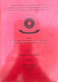ANALISIS PEMBATALAN STATUS JUSTICE COLLABORATOR PADA TINGKAT KASASI BAGI PELAKU TINDAK PIDANA KORUPSI DALAM PUTUSAN MAHKAMAH AGUNG NOMOR: 430K/PID.SUS/2018