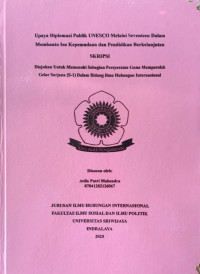 UPAYA DIPLOMASI PUBLIK UNESCO MELALUI SEVENTEEN DALAM MEMBANTU ISU KEPEMUDAAN DAN PENDIDIKAN BERKELANJUTAN