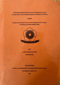 PREPARASI, KARAKTERISASI, DAN UJI KINERJA KATALIS CoN/SiO2-Al2O3 UNTUK HYDROCRACKING CPO MENJADI BIOFUEL