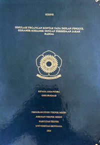 SIMULASI TEGANGAN KONTAK PADA IMPLAN PINGGUL KERAMIK-KERAMIK DENGAN PERBEDAAN JARAK RADIAL