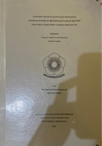 ANALISIS TINGKAT KEPUASAN PENGGUNA APLIKASI WONDR BY BNI MENGGUNAKAN METODE END USER COMPUTING SATISFACTION (EUCS)