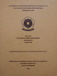 DETERMINAN CASH HOLDING PERUSAHAAN NONKEUANGAN YANG TERDAFTAR DI BURSA EFEK INDONESIA PERIODE 2014-2023