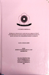PENERAPAN TERAPI PIJAT I LOVE YOU (ILU) SEBAGAI TERAPI NONFARMAKOLOGIS DENGAN MASALAH KONSTIPASI DI RUANG SELINCAH II RSUP DR. MOHAMMAD HOESIN PALEMBANG