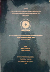 RANCANG BANGUN GENERATOR MAGNET PERMANEN TIPE FLUKS AKSIAL DENGAN MENGGUNAKAN MAGNET TIPE NEODYMIUM