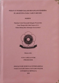 PERAN UN WOMEN DALAM MENANGANI FEMISIDA DI ARGENTINA PADA TAHUN 2019-2021
