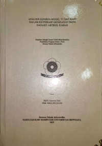 ANALISIS KINERJA MODEL T5 DAN BART DALAM KEYPHRASE GENERATION PADA DATASET ARTIKEL ILMIAH