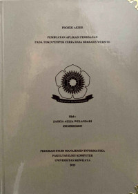 PEMBUATAN APLIKASI PEMESANAN PADA TOKO PEMPEK CERIA RASA BERBASIS WEBSITE