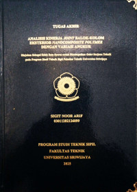 ANALISIS KINERJA JOINT BALOK-KOLOM EKSTERIOR NANOCOMPOSITE POLYMER DENGAN VARIASI ANGKUR