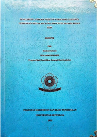 PENGARUH LATIHAN PUSH UP TERHADAP JAUHNYA LEMPARAN KEDALAM PADA SSB CINTA MARGA OGAN ILIR