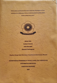 PENGARUH ALOKASI ANGGARAN SEKTOR PENDIDIKAN DAN KESEHATAN TERHADAP HUMAN DEVELOPMENT INDEX (HDI) DI SULAWESI SELATAN