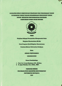 LEGALITAS SURAT PERNYATAAN PELEPASAN HAK PENGUASAAN TANAH DI HADAPAN CAMAT DALAM PELAKSANAAN PENGADAAN TANAH UNTUK KEGIATAN PERTAMBANGAN BATUBARA OLEH BADAN USAHA MILIK NEGARA