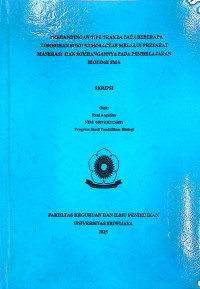 PERBANDINGAN TIPE TRAKEA PADA BEBERAPA TUMBUHAN SUKU MIMOSACEAE MELALUI PREPARAT MASERASI DAN SUMBANGANNYA PADA PEMBELAJARAN BIOLOGI SMA