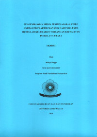 PENGEMBANGAN MEDIA PEMBELAJARAN VIDEO ANIMASI 2D PRAKTIK MANASIK HAJI PADA PAUD HUBULLAH KELURAHAN TIMBANGAN KECAMATAN INDRALAYA UTARA
