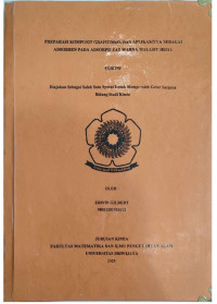 PREPARASI KOMPOSIT GRAFIT/MnO2 DAN APLIKASINYA SEBAGAI ADSORBEN PADA ADSORPSI ZAT WARNA MALASIT HIJAU