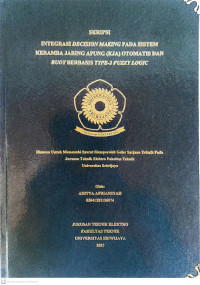 INTEGRASI DECISION MAKING PADA SISTEM KERAMBA JARING APUNG (KJA) OTOMATIS DAN BUOY BERBASIS TYPE-2 FUZZY LOGIC