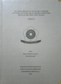 DETEKSI SERANGAN MALWARE ANDROID REVERSE TCP PADA SMALL BOARD COMPUTER DENGAN METODE NAÏVE BAYES