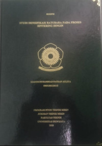 STUDI DENSIFIKASI BATUBARA PADA PROSES SINTERING DINGIN