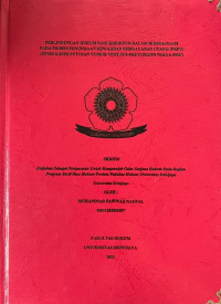 PERLINDUNGAN HUKUM BAGI KREDITUR DALAM HOMOLOGASI PADA PROSES PENUNDAAN KEWAJIBAN PEMBAYARAN UTANG (PKPU) (STUDI KASUS PUTUSAN NOMOR 7/PDT.SUS-PKPU/2022/PN NIAGA SMG)
