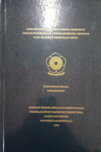 ANALISIS MULTI KRITERIA SPASIAL PEMILIHAN LOKASI PENGELOLAAN LIMBAH DOMESTIK TERPUSAT PADA KAWASAN PERKOTAAN KECIL
