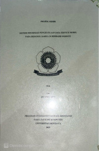 SISTEM INFORMASI PENGELOLAAN JASA SERVICE MOBIL PADA BENGKEL KARYA 24 BERBASIS WEBSITE