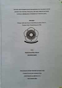 SISTEM MONITORING DAN PENGENDALIAN KADAR TOTAL DISSOLVED SOLIDS (TDS) DALAM AIR LIMBAH RUMAH TANGGA BERBASIS INTERNET OF THINGS (IOT)