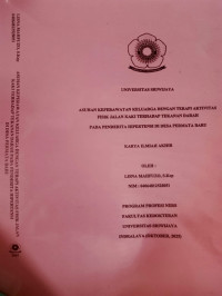 ASUHAN KEPERAWATAN KELUARGA DENGAN TERAPI AKTIVITAS FISIK JALAN KAKI TERHADAP TEKANAN DARAH PADA PENDERITA HIPERTENSI DI DESA PERMATA BARU