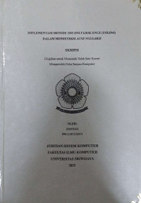 IMPLEMENTASI METODE YOU ONLY LOOK ONCE (YOLOV8) DALAM MENDETEKSI ACNE VULGARIS