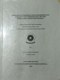PERBANDINGAN PERFORMA LINEAR REGRESSION DAN XGBOOST UNTUK PREDIKSI HARGA BITCOIN BERDASARKAN INDIKATOR TEKNIKAL