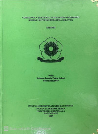 VARIASI POLA SKELETAL PADA PASIEN ORTODONTI RSKGM PROVINSI SUMATERA SELATAN