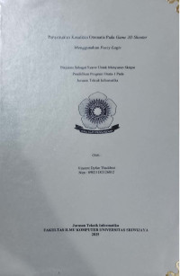 PENYESUAIAN KESULITAN OTOMATIS PADA GAME 2D SHOOTER MENGGUNAKAN FUZZY LOGIC