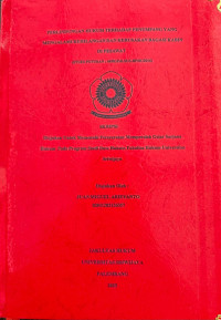 PERLINDUNGAN HUKUM TERHADAP PENUMPANG YANG MENGALAMI KEHILANGAN DAN KERUSAKAN BAGASI KABIN DI PESAWAT
