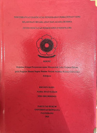 Image of PERTIMBANGAN HAKIM ATAS PENGESAHAN PERKAWINAN YANG DILAKUKAN SECARA ADAT DAN AGAMA BUDDHA (STUDI PENETAPAN NOMOR 9/PDT.P/2023/PN.CJR)