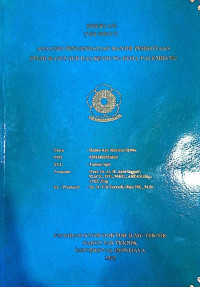 Image of ANALISIS PENGENDALIAN BANJIR PERKOTAAN STUDI KASUS SUB DAS BENDUNG KOTA PALEMBANG