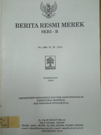 BERITA RESMI MEREK SERI- B No. 396/X/B-2004